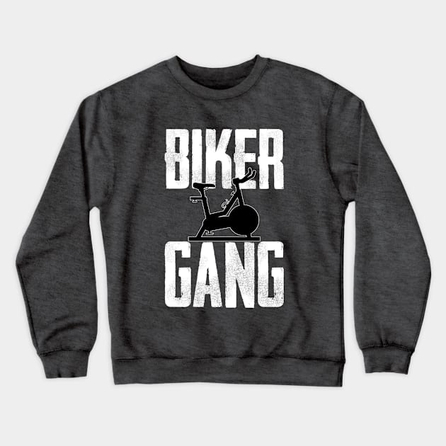 Spin Class - Spin Biker Gang Crewneck Sweatshirt by Kudostees